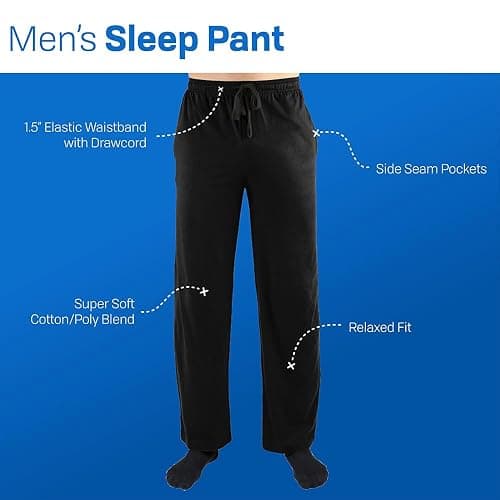 Adventure Time Finn, Jake, and BMO Men's Black Drawstring Sleep Pants thumbnail 5