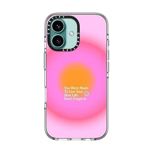 CASETiFY Clear iPhone 16 Case [Not Yellowing / 6.6 ft. 3X Military Grade Drop Protection/Magsafe] - Made to Live Your Best Life - Clear thumbnail 4