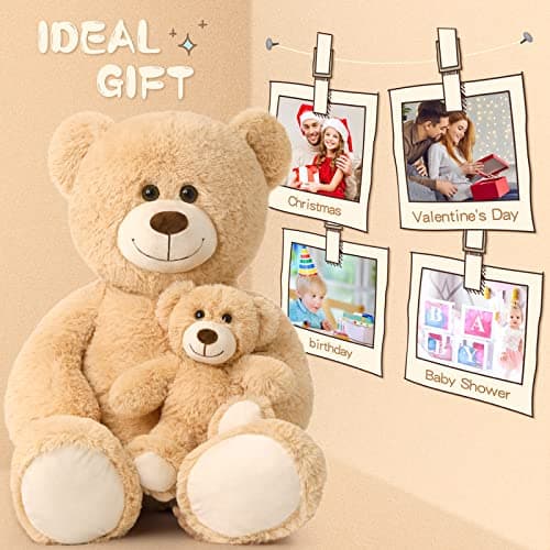 Big Teddy Bear with Baby thumbnail 6