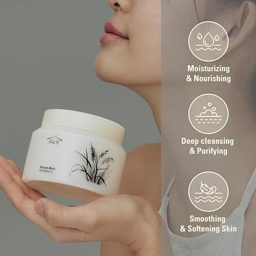 SIOT Rice Jam Mask 12.3oz – Korean Icheon Rice Face & Body Mask for Deep Cleansing, Hydrating, & Radiant Skin – Natural Moisturizing & Purifying Skincare, Smooth & Soft Skin Treatment thumbnail 2