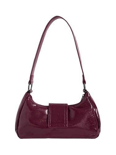 Verdusa Women's Y2k Purse Goth Handbag Buckle Punk Hobo Shoulder Bag Clutch Purses Bags | Top Handle, Buckle, Punk, Purses, Bags thumbnail 2