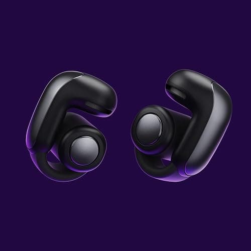 Bose Ultra Open Earbuds mit Bluetooth und OpenAudio Technologie, Clip On Kopfhörer, kabellose Open Ear Earbuds, immersive Audio, bis zu 48 Stunden Akkulaufzeit, Schwarz thumbnail 2