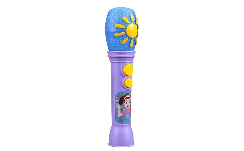 eKids Ms Rachel Toy Microphone for Kids, Includes Built-in Music and Lights, Toddler Toys Make Great Stocking Stuffers for Kids (Purple) thumbnail 8