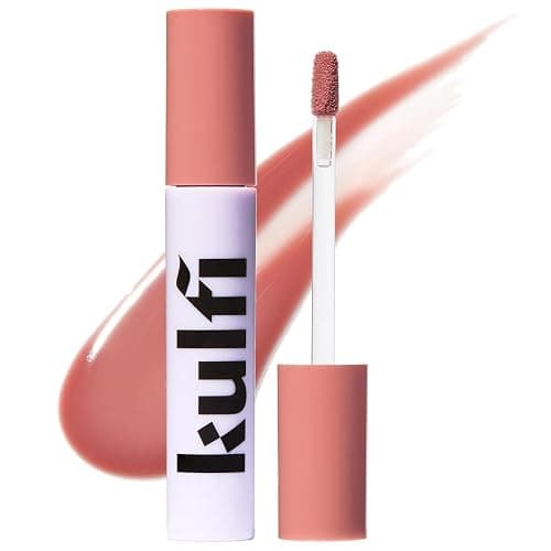 Kulfi Lassi Lips Staining Lip Oil, | Color: Sweet - cool dusty pink | Long-Lasting Moisturizing with Mango Seed Oil, Coconut Oil, Vitamin E, High Shine Finish, 0.12 oz / 3.8 mL - Image 1
