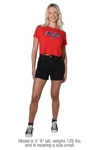 Campus Lab Florida Atlantic University Arch Logo Secondary Women's Apparel Crop Top T-Shirt thumbnail 2