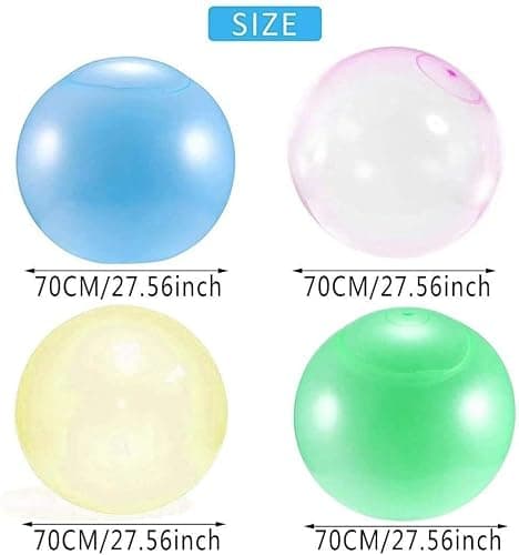 2pcs Bubble Ball Water Ball for Adults 27inch Inflatable Bubble Ball thumbnail 2