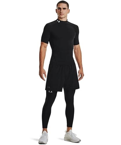 Under Armour Men's HeatGear Comp Mock Short Sleeve T-Shirt thumbnail 2