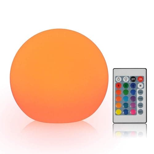 LIZEALUCKY Colour Changing LED Mood Lamp Ball Light Rechargeable Lamp Remote Dimmable Bedside Lamp Glow Balls for Bedroom Decorative - Image 1