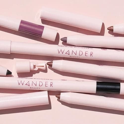 Wander Beauty Skyliner Automatic Gel Eyeliner (Jet Black) - Smudge-Proof Retractable Gel Liner - Precise Application With Built-In Eye Pencil Sharpener - Intense Pigment Gel Eyeliner - 0.01 fl oz thumbnail 4