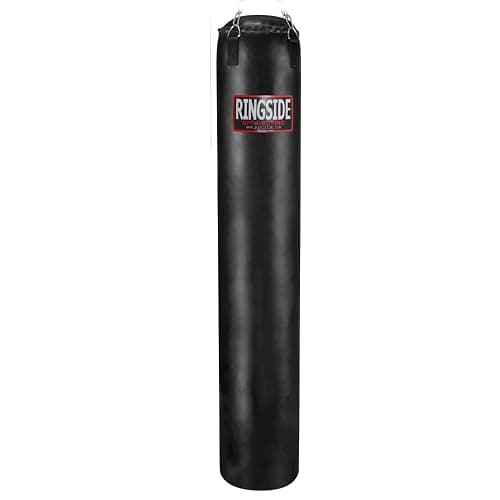 Ringside 100-Pound Muay Thai Heavy Bag, Sturdy Powerhide Punching Bag for Boxing, MMA, Muay Thai, and Kickboxing Training and Workout, Includes Chain and Swivel, Black, 72" H x 13" Dia. - Image 1
