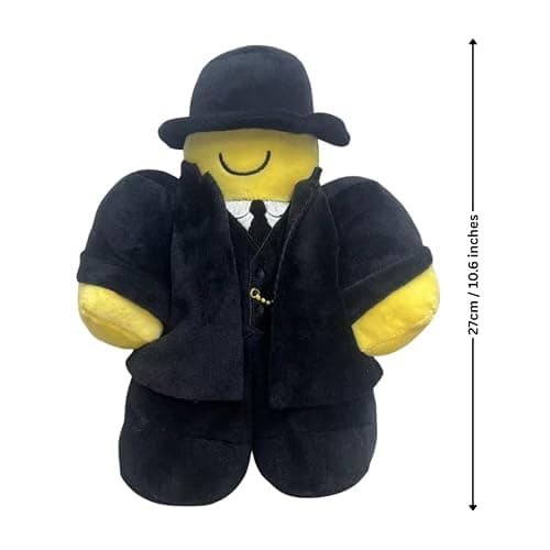 Forsaken Mafia Plushie, Don Sonnelino,11 Inch Stuffed Toy, Soft Plush Figure, Gaming Collectible, Game Room Decor, Red Plush, Gift for Gamers and Fans (27cm) thumbnail 2