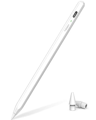 Metapen Pencil Air8 for Apple iPad 2018-2025, 10 Min Faster Charge, Palm Rejection Stylus Pen for iPad a16/11/10/9/8/7/6th Gen, Pro 12.9/11/13-inch M4, Air 3/4/5/M2/M3, Mini 5/6th - Image 1