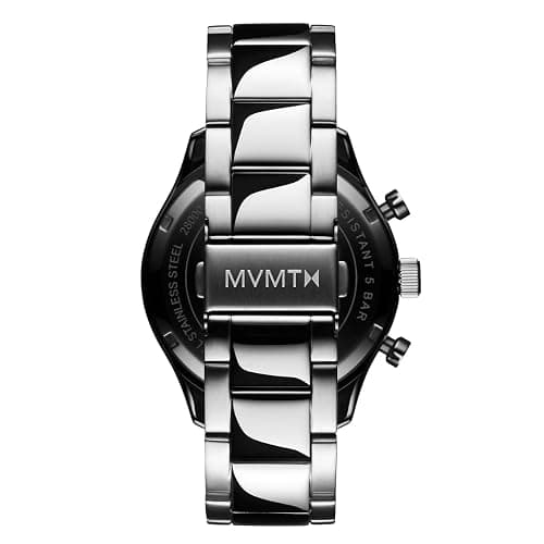 MVMT Men’s Airhawk - Pilot Watch for Men - Military Analog Men’s Wristwatch - Stainless Steel Aviator Watch - Minimalist Water-Resistant 5 ATM/50 Meters Timepiece - Interchangeable Watch Bands - 42mm thumbnail 3