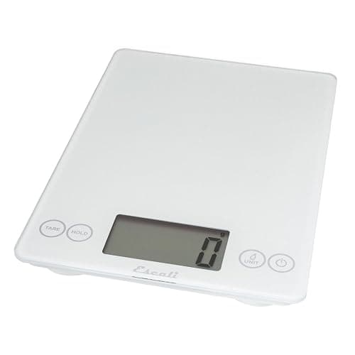 Escali Arti Digital Food Scale, Multi-Functional Kitchen Appliance, Precise Weight Measuring and Portion Control, Baking and Cooking Made Simple, Tempered Glass, Frost White thumbnail 4