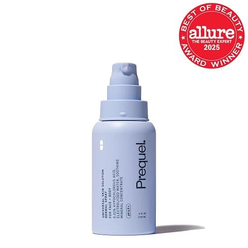 Prequel Skin Universal Skin Solution Hypochlorous Acid Spray for Face and Body. Fine Mist HOCL Facial Cleanser and Dermal Spray with Minerals & Electrolyzed Water - pH-Stabilized Care. 4oz thumbnail 2