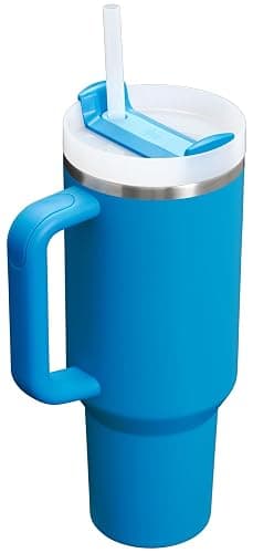 STANLEY Quencher H2.0 Flow State Tumbler, 40 oz, Azure | Handle and Straw | 3-Position Lid | Cup Holder Compatible for Travel | Insulated Stainless Steel Cup | BPA-Free thumbnail 4