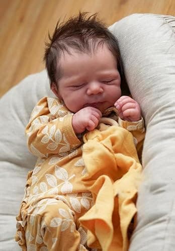 Zero Pam Full Silicone Baby Doll-18'' Reborn Baby Dolls Silicone Full Body Vinyl, Anatomically Correct Girl, Realistic Babys Doll, Posable Real Life Reborn Dolls for Girls thumbnail 3