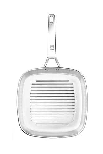 Bra Signature Stainless Steel Grill Pan 24cm. Suitable for All Hobs and as Induction Hob Griddle Pan. Fully Stainless Steel with Stripes. Non Toxic Cookware thumbnail 8