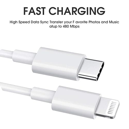 USB C to Lightning Cable 1M+1.8M [Apple MFi Certified] Fast USB C iPhone Charger Cable 2Pack 3FT+6FT Lightning to Type C Cable for iPhone 14 Pro Max 13 12 11 X XS XR Plus thumbnail 2