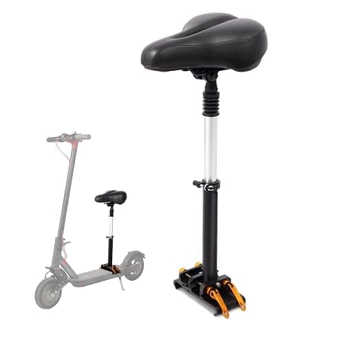 Yungeln New Upgrade Electric Scooter Seat,Adjustable Shock Absorption Seat Compatible with Xiaomi M365 M365 Pro Electric Scooter Fits 5.5"-6.2" - Image 1