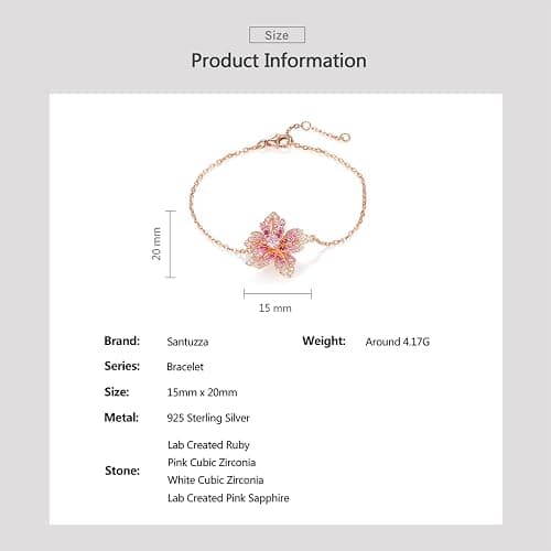 Santuzza 925 Sterling Silver Bracelet for Women thumbnail 4
