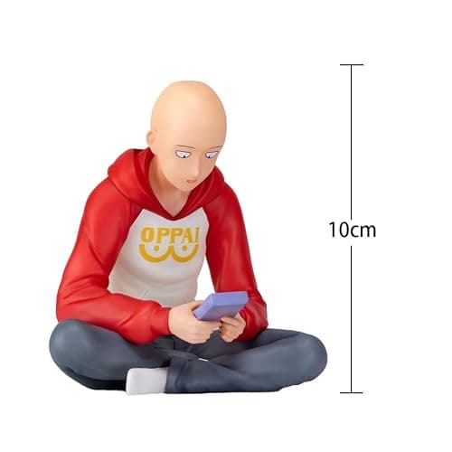 QAHEART Anime Saitam Figure Statue, 3.93in Sitting Pose Saitam Action Figure Model Sculpture Cartoon Manga Figures Collectible Xmas Gifts for Fans thumbnail 3