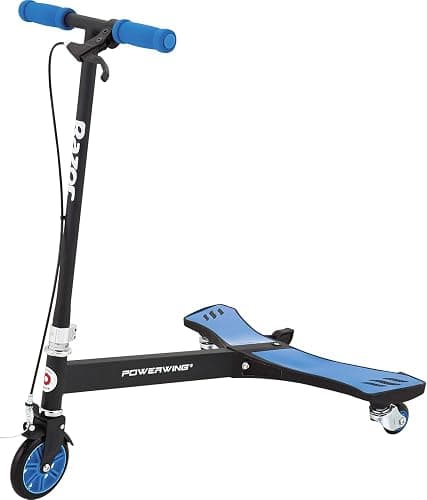Razor Scooter Powerwing Classic Caster Scooter | Stand Up Drifter (Blue) | Body-Driven Caster; Drifts & 360 Spins | Iconic Wheeled Ride-On For Kids Age 6+ - Image 1