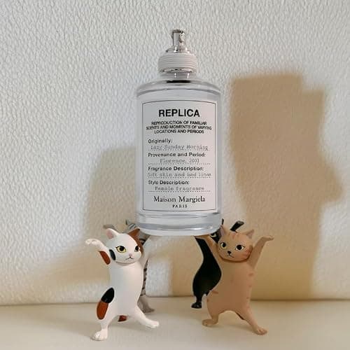 Cute Miniature Cat Figure Animal Characters Toys Mini Figure Collection Playset, Pen Holders Cat (Orange) thumbnail 2