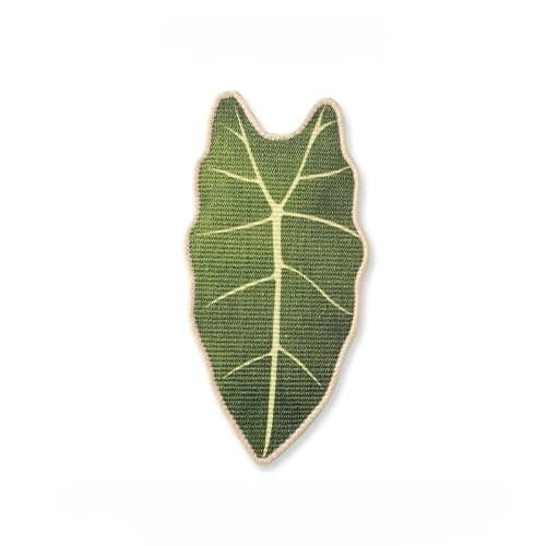 Premium Natural Sisal Botanical Leaf Cat Scratcher Mat, Extra Large Leaf-Shaped for Wall & Floor, Indoor Jungle Decor, Furniture Protector, Durable Cat Scratcher with Stylish Leaf Design (Velvet taro) - Image 1