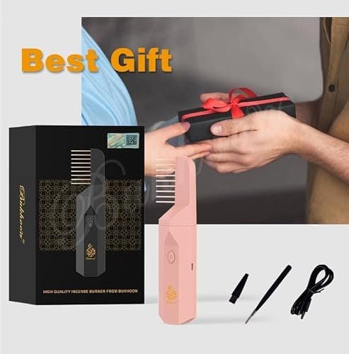 Electric Incense Burner Handheld Portable Incense Burner Muslim Ramadan Aroma Diffuser Suitable for Car and Home thumbnail 4