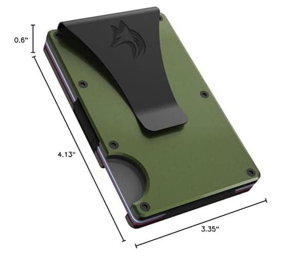 TRAVELINGO Slim RFID Blocking Wallet For Men - Light Weight, Durable & Compact- Minimalist Wallet With Money Clip (Green) thumbnail 2