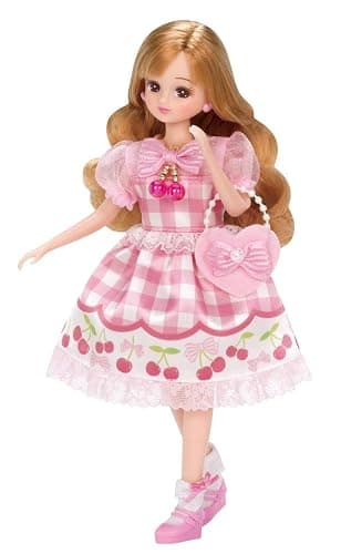 Licca-chan Dress LW-10 Cherry Pink - Image 1