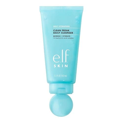 e.l.f. SKIN Holy Hydration! Clean Freak Daily Cleanser, Gentle Hydrating Gel Face Cleanser, Made With Hyaluronic Acid, Vegan & Cruelty-Free, 5.5 fl oz thumbnail 6