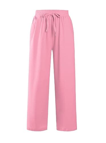 Ecolala Girls Loose Straight Leg Sweatpants High Waisted Baggy Joggers with Drawstring thumbnail 3