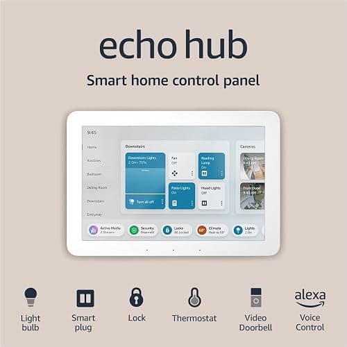 Amazon Echo Hub | 8” smart home control panel with Alexa | Compatible with thousands of devices - Device only thumbnail 6