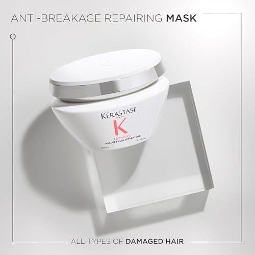 Kerastase Premiere Anti-Breakage Mask - For Breakage & Damaged Hair, Repairs Bonds & Removes Calcium Build-Up, With Glycine and Peptides, 7x Smoother Hair, 6.8 Fl Oz thumbnail 2