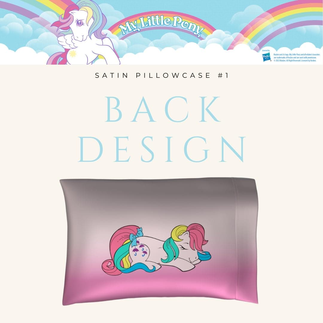 Franco Collectibles My Little Pony Beauty Silky Satin Standard 2 Pack Pillowcase Cover 20x30 for Hair and Skin, (Officially Licensed Product) thumbnail 5