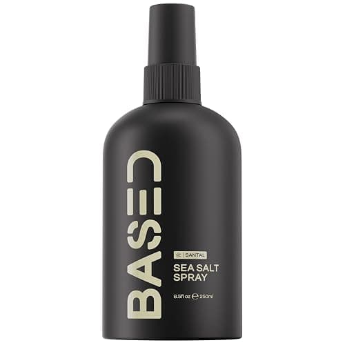 BASED Sea Salt Spray, Natural Finish Sea Salt Spray for Hair, Volume & Texture, Infused with Kelp & Vitamin B5, Light & Non-Greasy, Paraben Free, No Drying Alcohols, 8.5 oz (Pack of 1) - Image 1