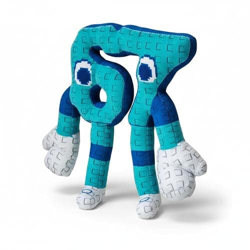 Brainrot 67 Plush, Italian Brainrot Six Seven,10 inch Blue Style - Image 1