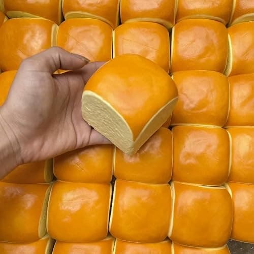 Slow Rising Squishy，Taba Squishy, Stress Balls，Stress Relief & Fidget Toys for ADHD，Party Favor Gift (2pcs Hawaiian Rolls) thumbnail 4