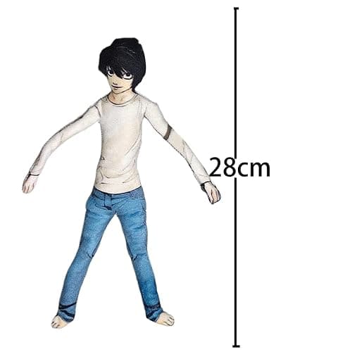 MABAIUDE Light Yagami Plush L Soft Figure Twistable Plush Doll Poseable Funny Anime Plushies Stuffed Pillow Cushion Sofa Decoration Gifts thumbnail 3