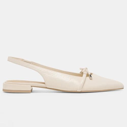Riekhany Slingback Flats for Women Bow Tie Closed Pointed Toe Low Heel Pumps Comfortable Work Dress Ballet Flats Mule Shoes thumbnail 2