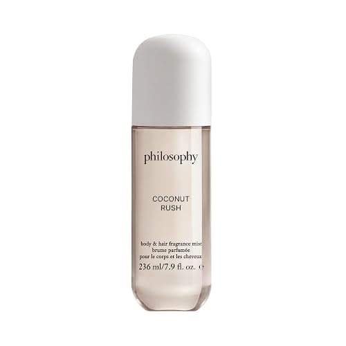 philosophy hair and body mists – long-lasting fragrance mists for women with skin-loving ingredients – hydrates & refreshes for 24 hours – vanilla, pistachio & coconut scent options - Image 1