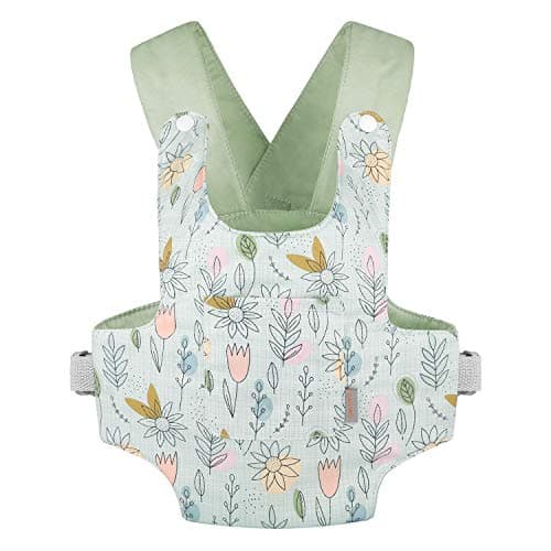 GAGAKU Baby Doll Carrier for Little Girls & Toddlers - Reborn Baby Doll Accessories - Green (Sunflower) thumbnail 9