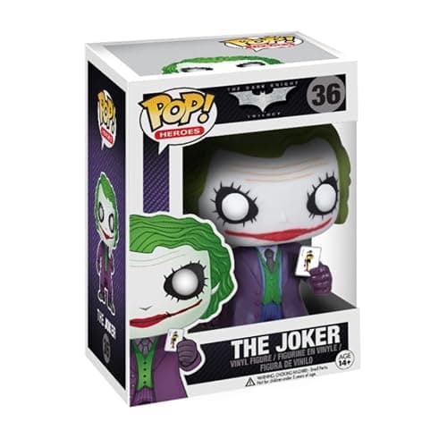 Funko POP Heroes : Dark Knight Movie The Joker Vinyl Figure - Image 1