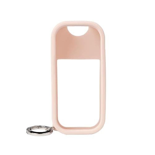 Touchland Body Mist Silicone Case with Keyring, 2 FL OZ - Rosy White - Image 1