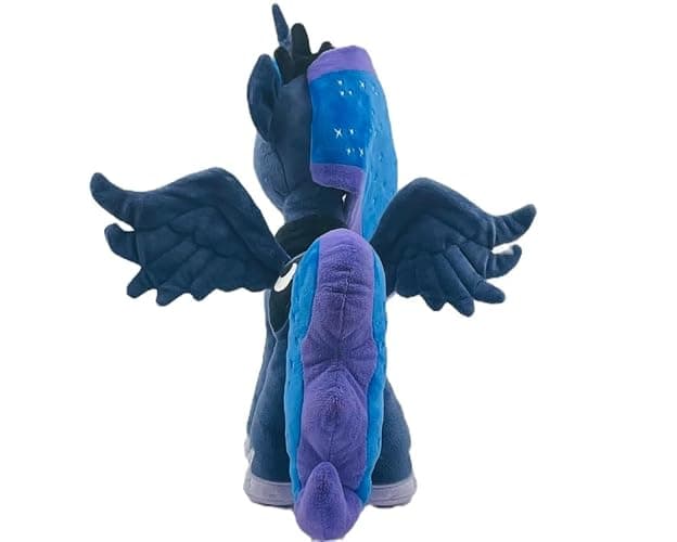 My Little Pony - Princess Luna Plush Toy - Officially Licensed Product, Soft and Cuddly Collectible for Fans and Collectors - Ideal Gift for Kids and Adults - Ages 3+ thumbnail 4