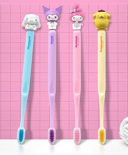 1 Count Cute Figure Toothbrush (Pink) thumbnail 6
