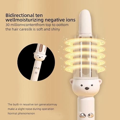 PretiHom Fully automatic lazy curling stick, electric rotary curler, large curling without damaging hair 32mm Comfort Hair Curler thumbnail 3
