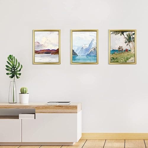 LaVie Home 8x10 Picture Frames (12 Pack, Gold) Simple Designed Photo Frames for Wall Mount Display, Set of 12 Classic Collection - 8x10 - Gold thumbnail 2